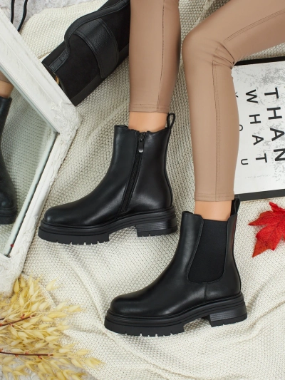 Botki damskie eko skórzane Solmira