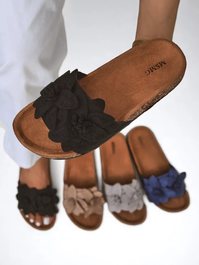 Royalfashion Women's sandals with flowers Foules