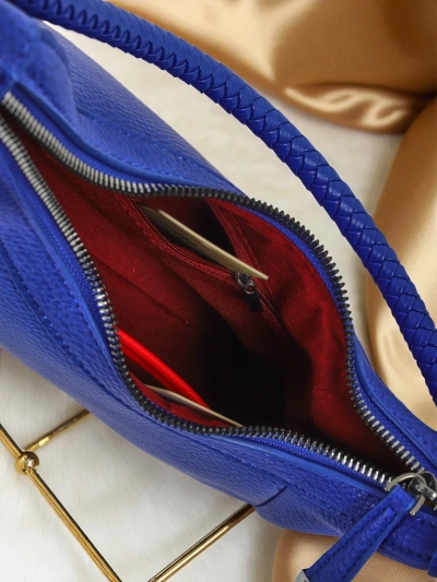 Royalfashion Small Women's Eco-Leather Handbag with Decorative Strap Lacquea