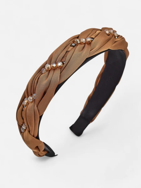 Royalfashion Hairband with Braid and Pearls
