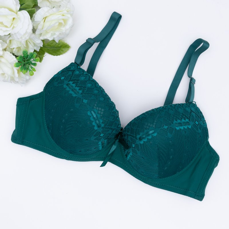 Green Women's Push-Up Bra - Underwear