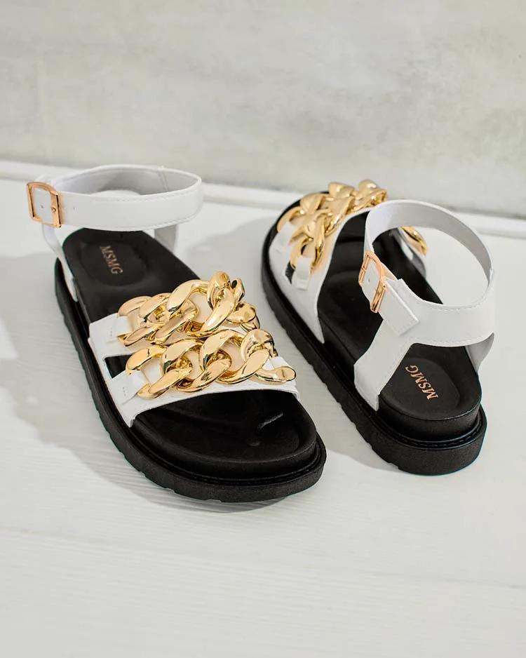 Royalfashion Sieviešu eko ādas sandales Leo