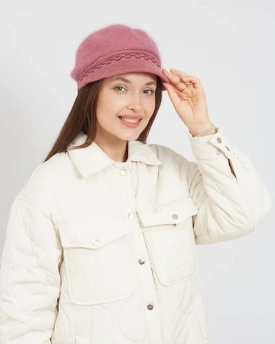 Royalfashion Women's Beret with Peak