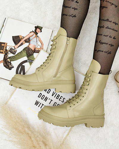 Royalfashion Eko ādas sieviešu bagger zābaki Vederme