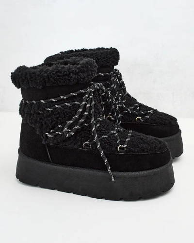 Royalfashion Sieviešu sniega zābaki ar mežģīnēm Evonie