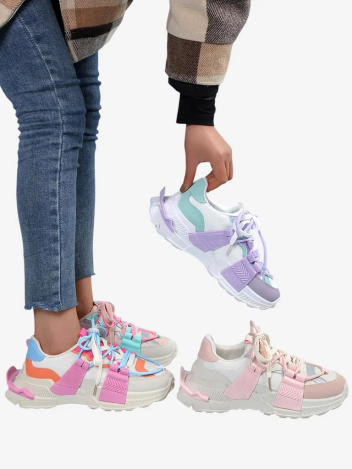 Кроссовки Royalfashion для женщин с резиновыми вставками Bubble