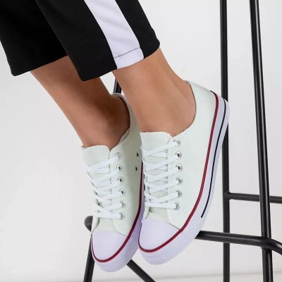 OUTLET Women's white sneakers Noenoes - Footwear