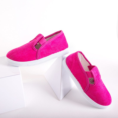 Детские кеды цвета фуксии Ricia