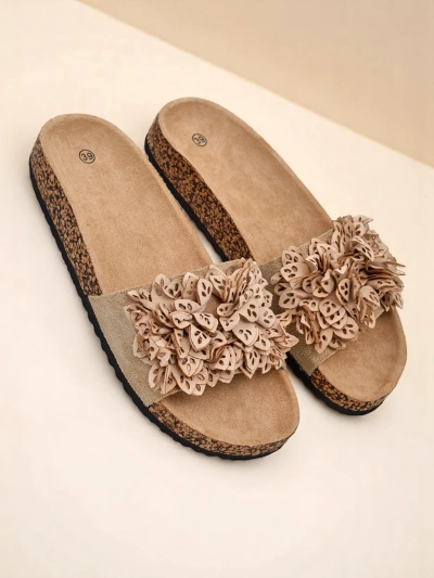 Royalfashion women’s sandals with flowers Occes