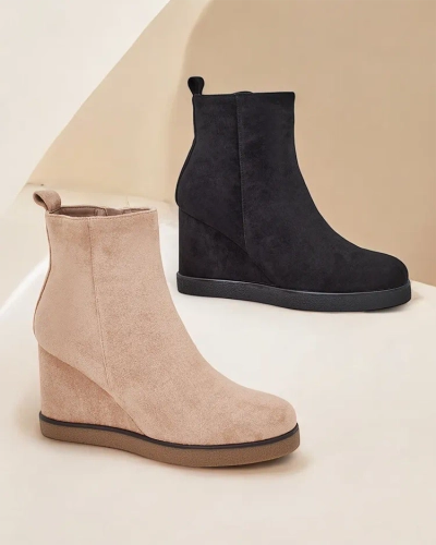 Royalfashion Women's wedge boots Sierra
