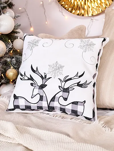 Royalfashion Decorative Christmas pillow cover
