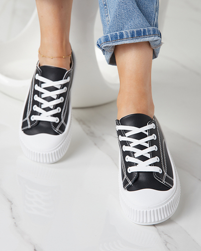 OUTLET Black women's sports shoes, Kerisso sneakers - Footwear