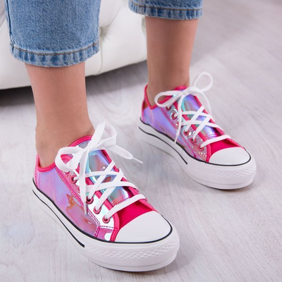 Pink transparent sneakers Cosmo - Shoes