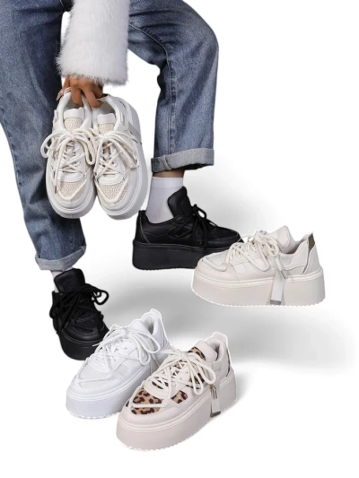 Royalfashion Women's sporty platform sneakers Aeroll