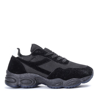 Black sports shoes with Faith high sole - Footwear