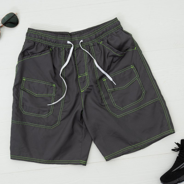 Pelēki vīriešu sporta šorti - Apģērbs