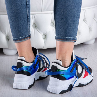 Sports ugly shoes with Viridiana holographic inserts - Footwear