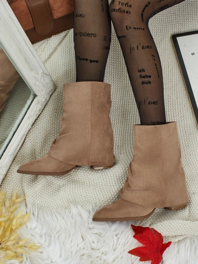 Women's ankle boots with a closed upper Moonly