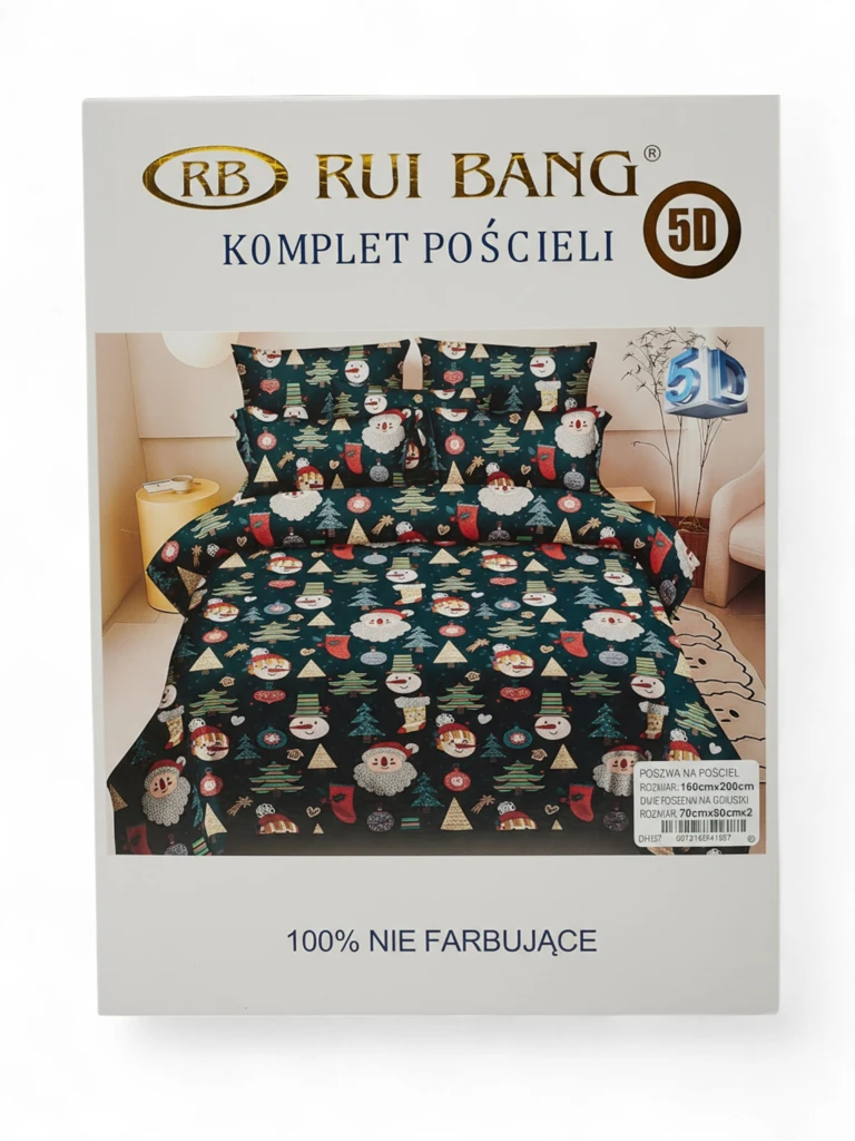 Royalfashion Christmas Bedding Set (63x79 inches) - 3-Piece
