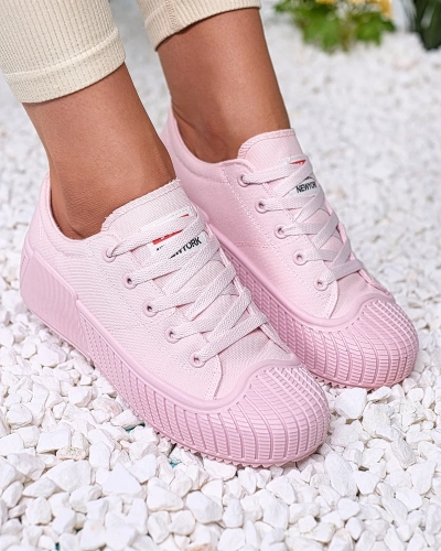 OUTLET Royalfashion Pink Brigera platform sports sneakers