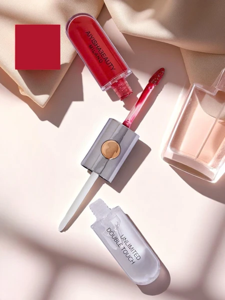 2-in-1 Lipstick and Clear Lip Gloss Lady Bug