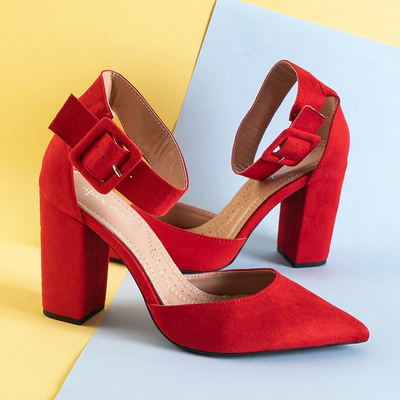 Women's red pumps Adiess - Shoes