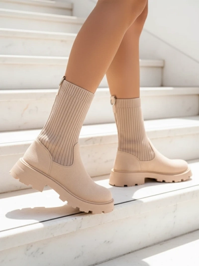 Royalfashion Women's Slip-On Boots Derette