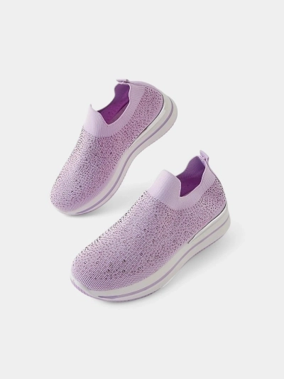 Спортивные slip-on женские кроссовки с блестками Adeq