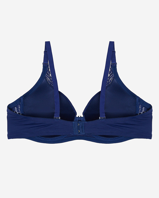 Polsterēts tumši zils krūšturis - Apakšveļa