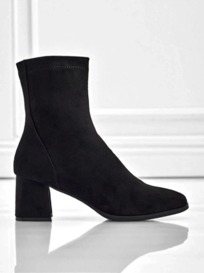 Women's Evron Faux Suede Block Heel Ankle Boots