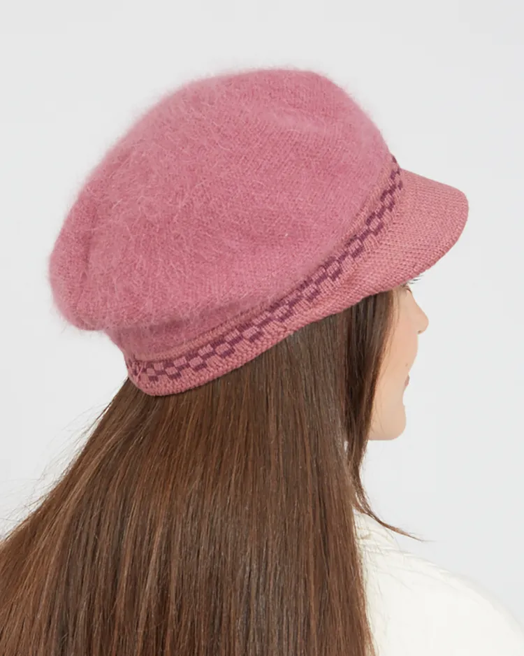 Royalfashion Women's Beret with Peak