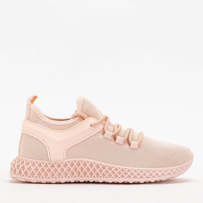 OUTLET Light pink Modika women's sports shoes - Footwear
