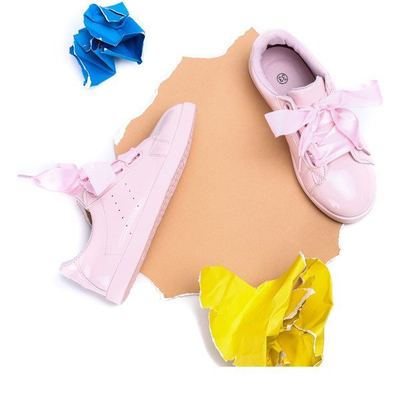 OUTLET Pink children's sneakers Fiona - Shoes