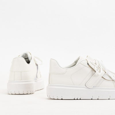 OUTLET Women's white sports sneakers Sumikoa - Footwear