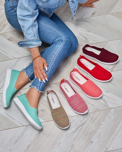Цветные желтые женские кроссовки Covvu- Footwear