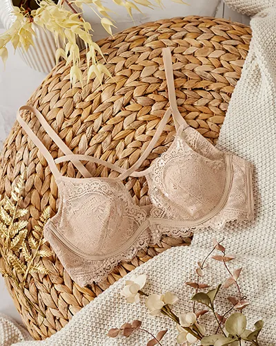 Royalfashion Бюстгальтер женский с декоративными бретелями