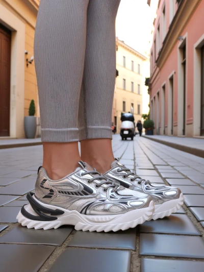 Royalfashion Sieviešu lakotās kedas Leysi