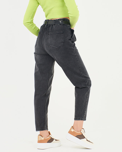Black women's mom jeans - Clothing