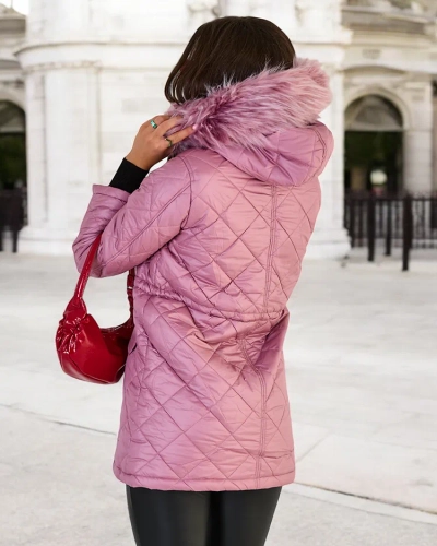 Royalfashion Women's double-sided jacket in pink
