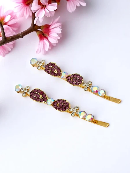 Royalfashion matadatas ar rhinestones un maziem bantīšiem Tiny Bows