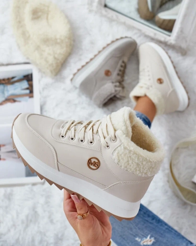 Royalfashion Женские утепленные кроссовки с мехом Frozit