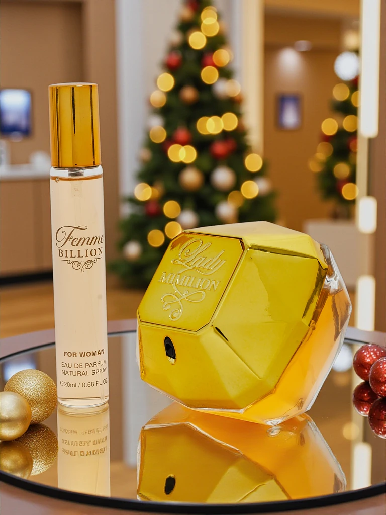 Inspired Women's Eau de Parfum and Perfume Atomizer Set Femme Billion