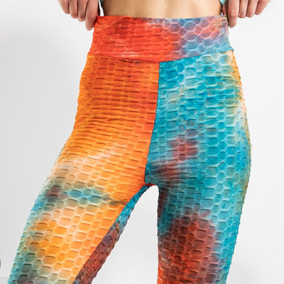 Orange women's sports leggings - Clothing