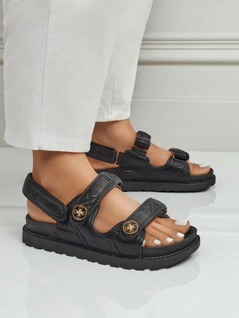 Royalfashion Sieviešu sandales ar biezāku zoli Vivere