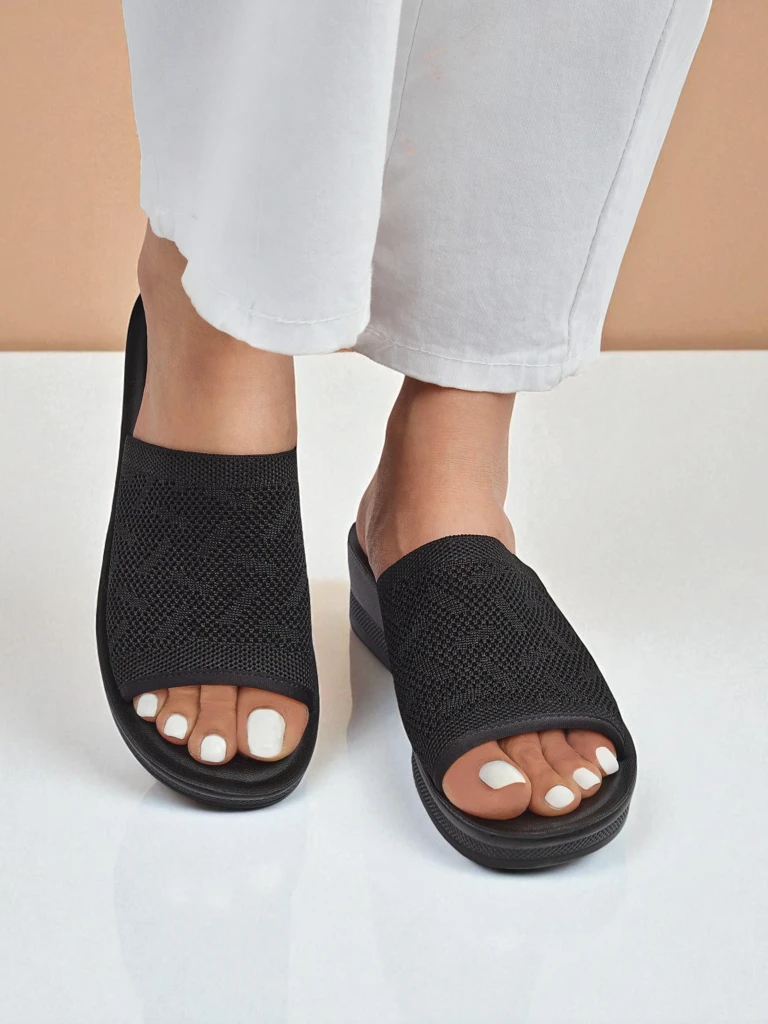 Royalfashion Women's low wedge sandals Elara