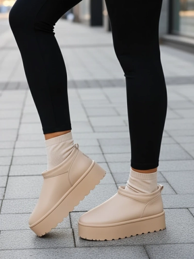 Royalfashion Sieviešu īsie zābaki a'la sniega zābaki Ozozi