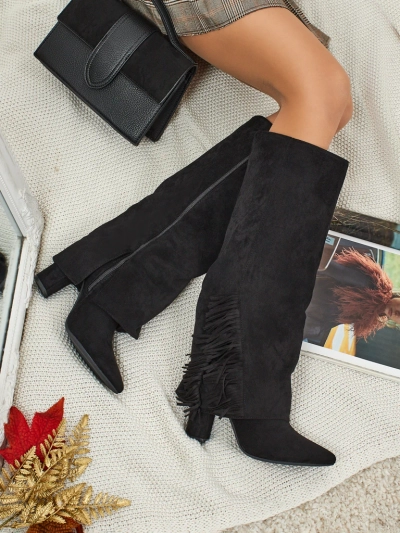 Women's Eco Suede Boots with Upper Rimolea