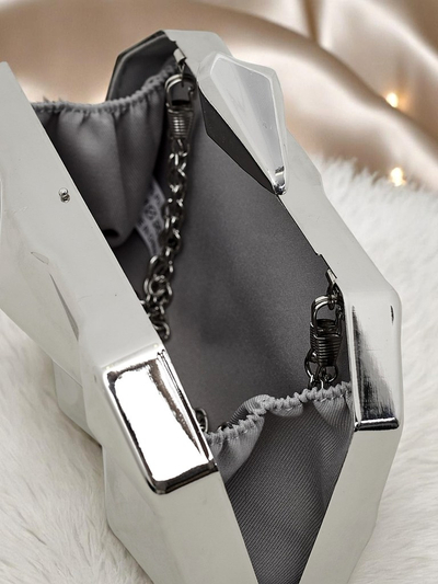 Royalfashion Sieviešu aploksnes soma Metal Muse