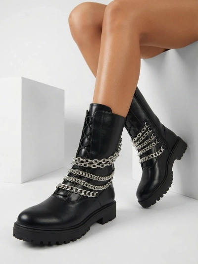 Royalfashion Women's bagger boots in black Goserre