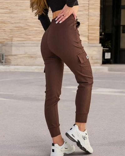 Royalfashion Sieviešu kokvilnas auduma kaujas bikses